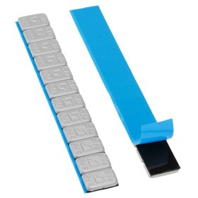   Ragasztható súly, lekerekített - Szürke (12x5g / széles szalag) - 100 db